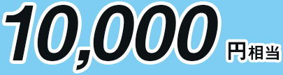10,000円相当